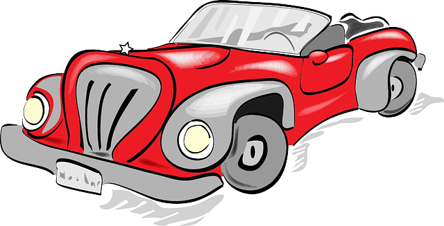 Free To Use Public Domain Vintage Car Clip Art - Cartoon Old Fashioned Car (640x327)