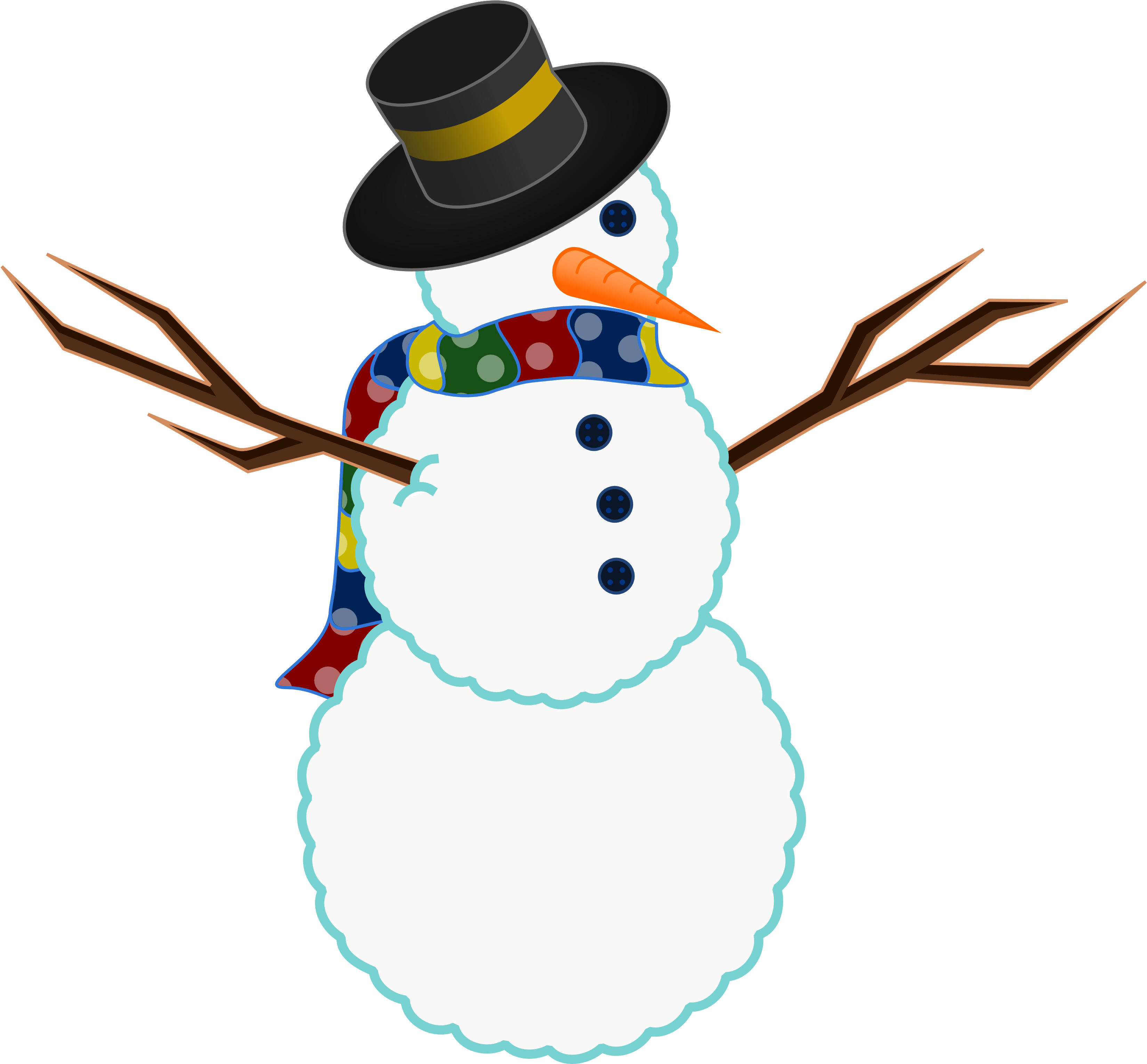 Disarmament 20clipart - Snowman Free Clip Art (3333x3073)