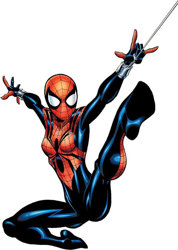 Spider-girl - Spider Girl And Spider Man (700x1053)