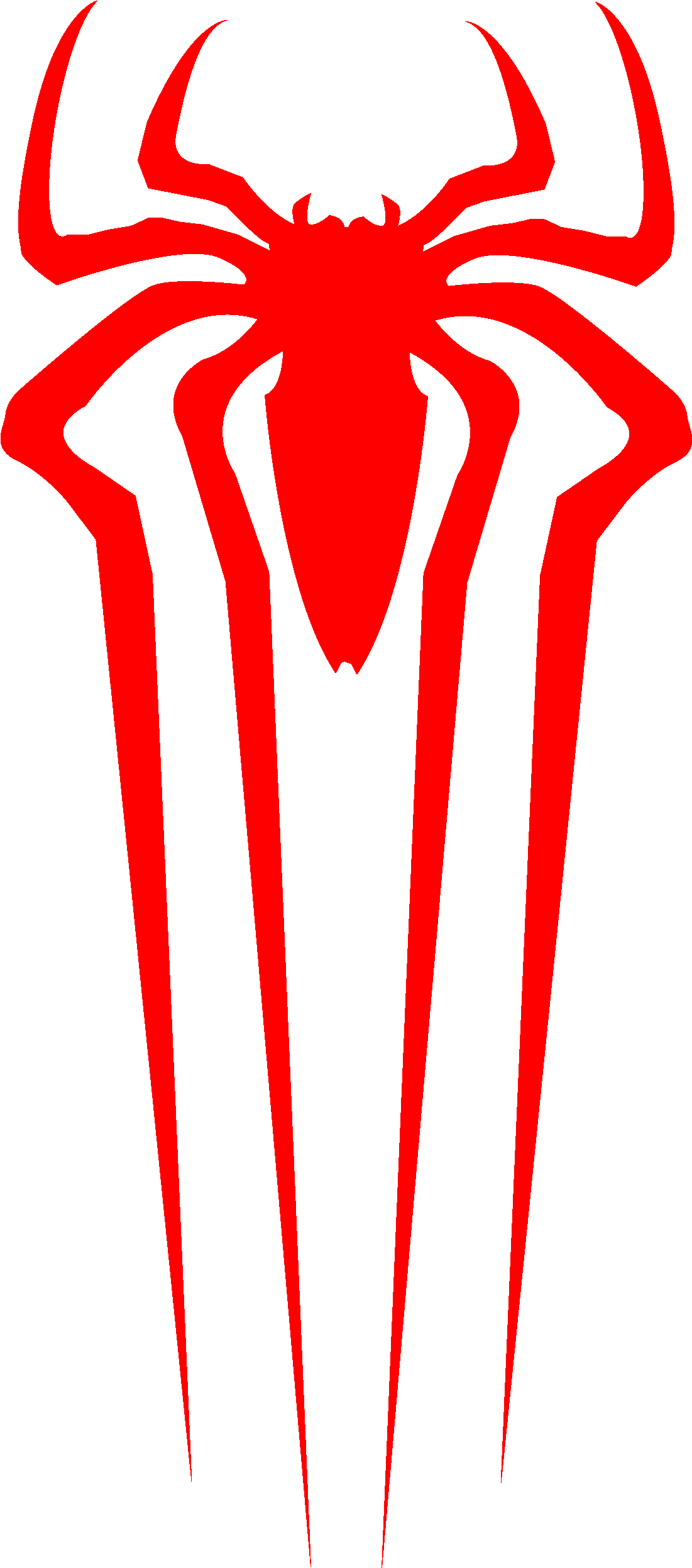 Spiderman Clipart Symbol - Amazing Spider Man Symbol (1134x2492)