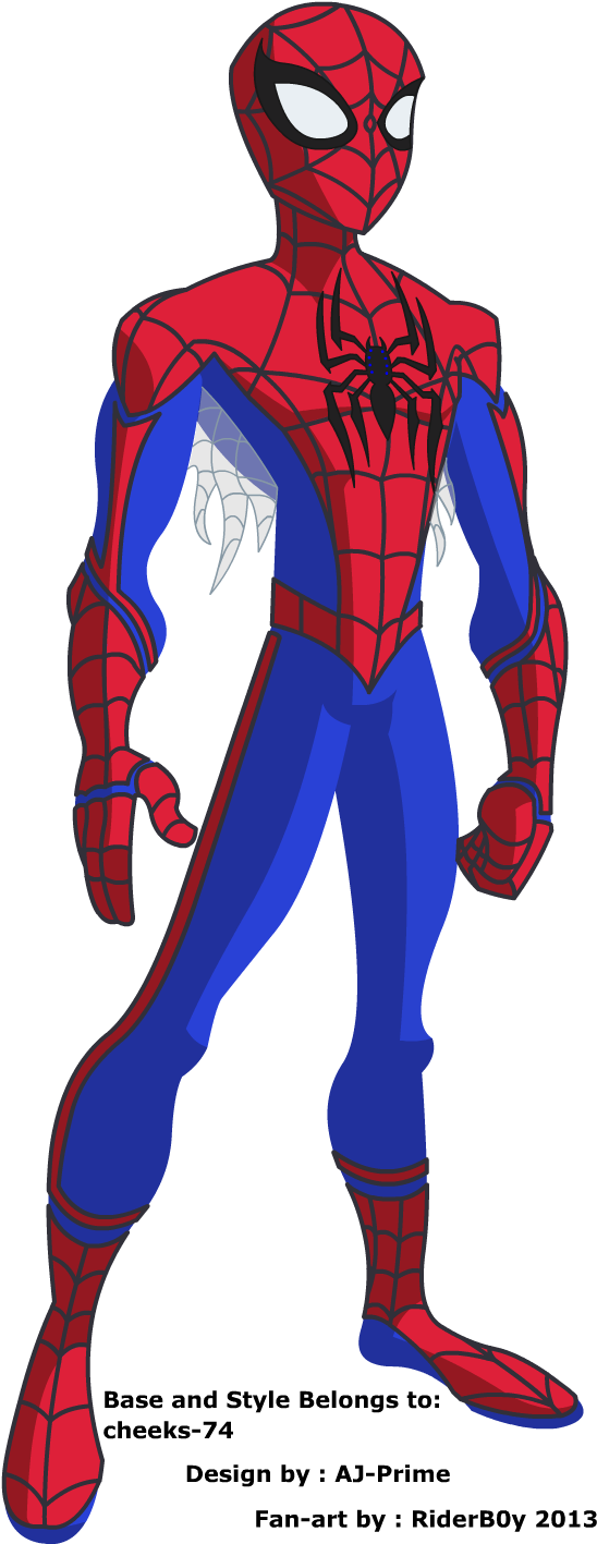 Spiderman Drawing Easy - Spectacular Spider Man Suits (604x1514)