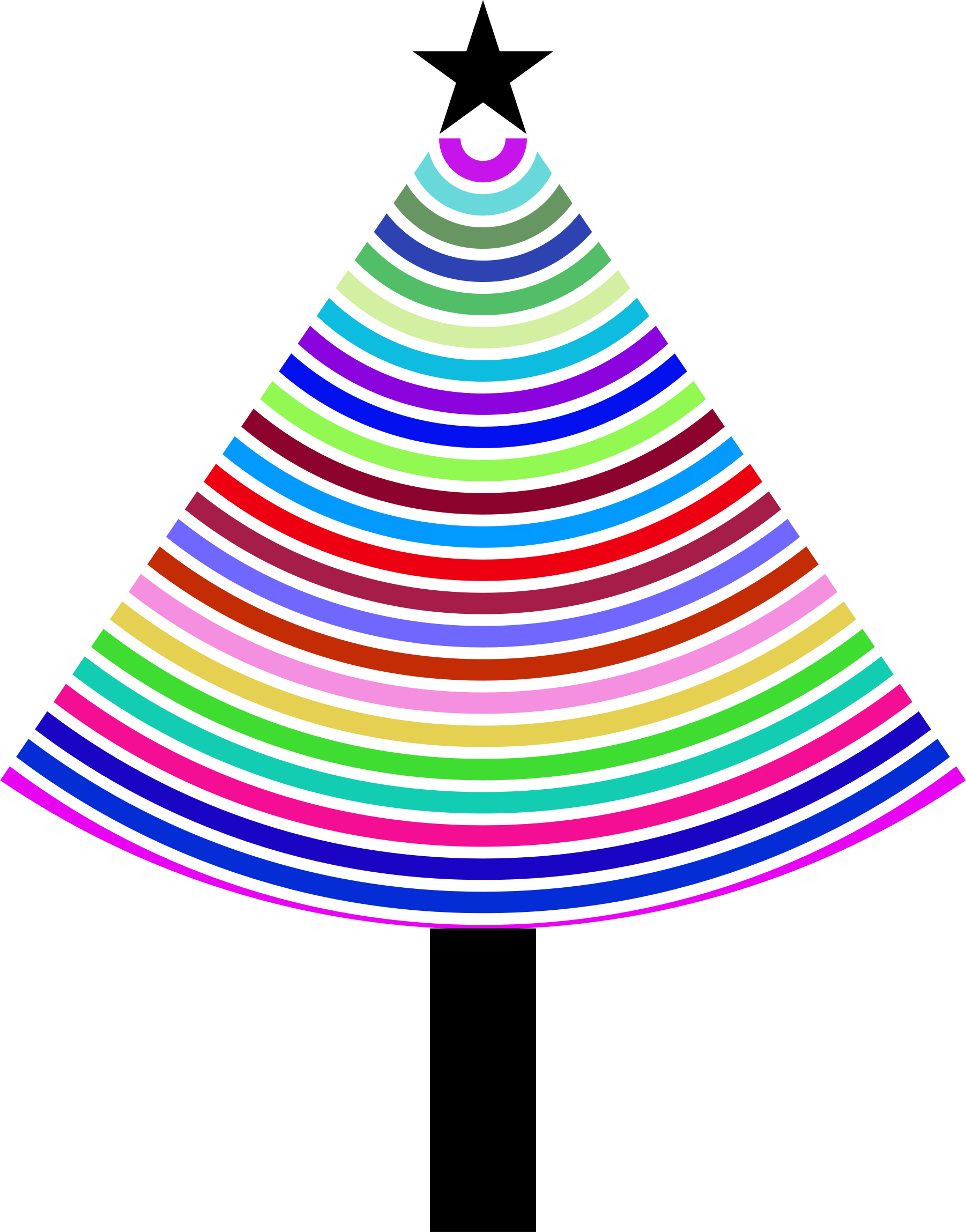 Big Image - Christmas Tree Cone Clip Art (1802x2298)
