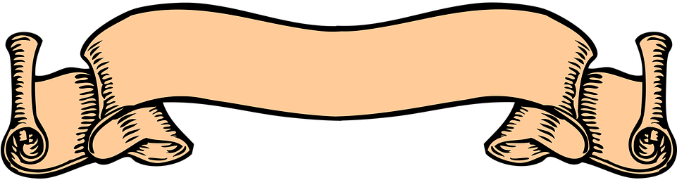 Free Vector Graphic - Scroll Banner Clip Art - (1280x640) Png Clipart