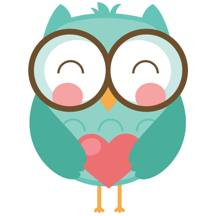Valentine Owls Svg Cut File For Scrapbooking Cardmaking - Valentines Clip Art Owl (432x432)