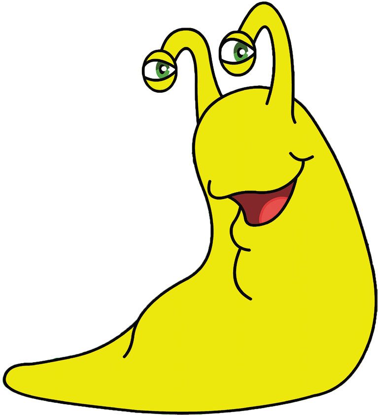 Bruce The Banana Slug - Banana Slug Png (800x887)