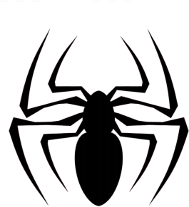 Spider-man Clipart Spyder - Spiderman Logo No Background (338x500)