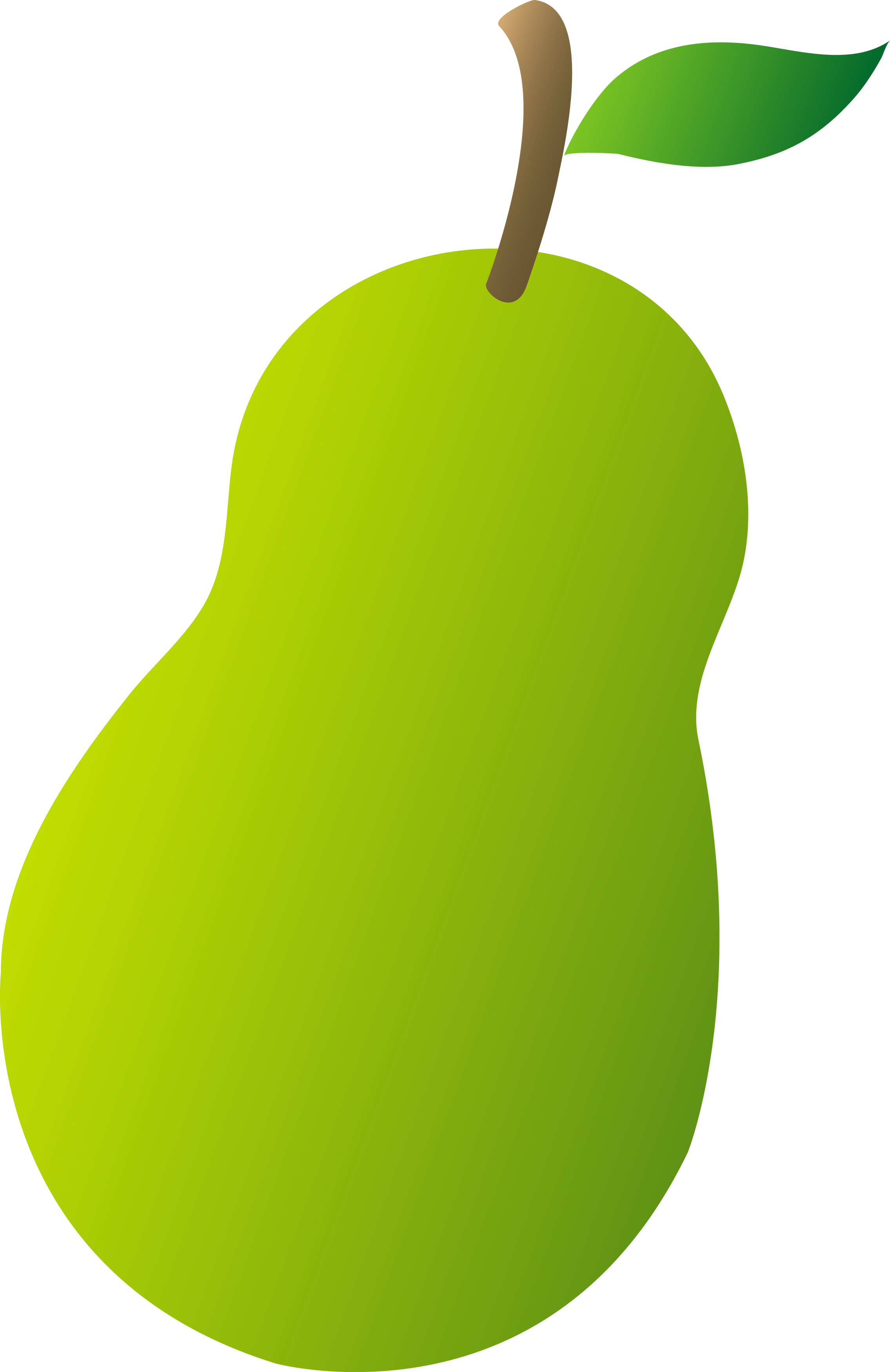 Pear Fruit Clipart (2270x3500)