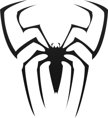 Spiderman Logo Psd, Vector Images - Vati Leaves Removable Creative Spider-man And Spider (366x400)