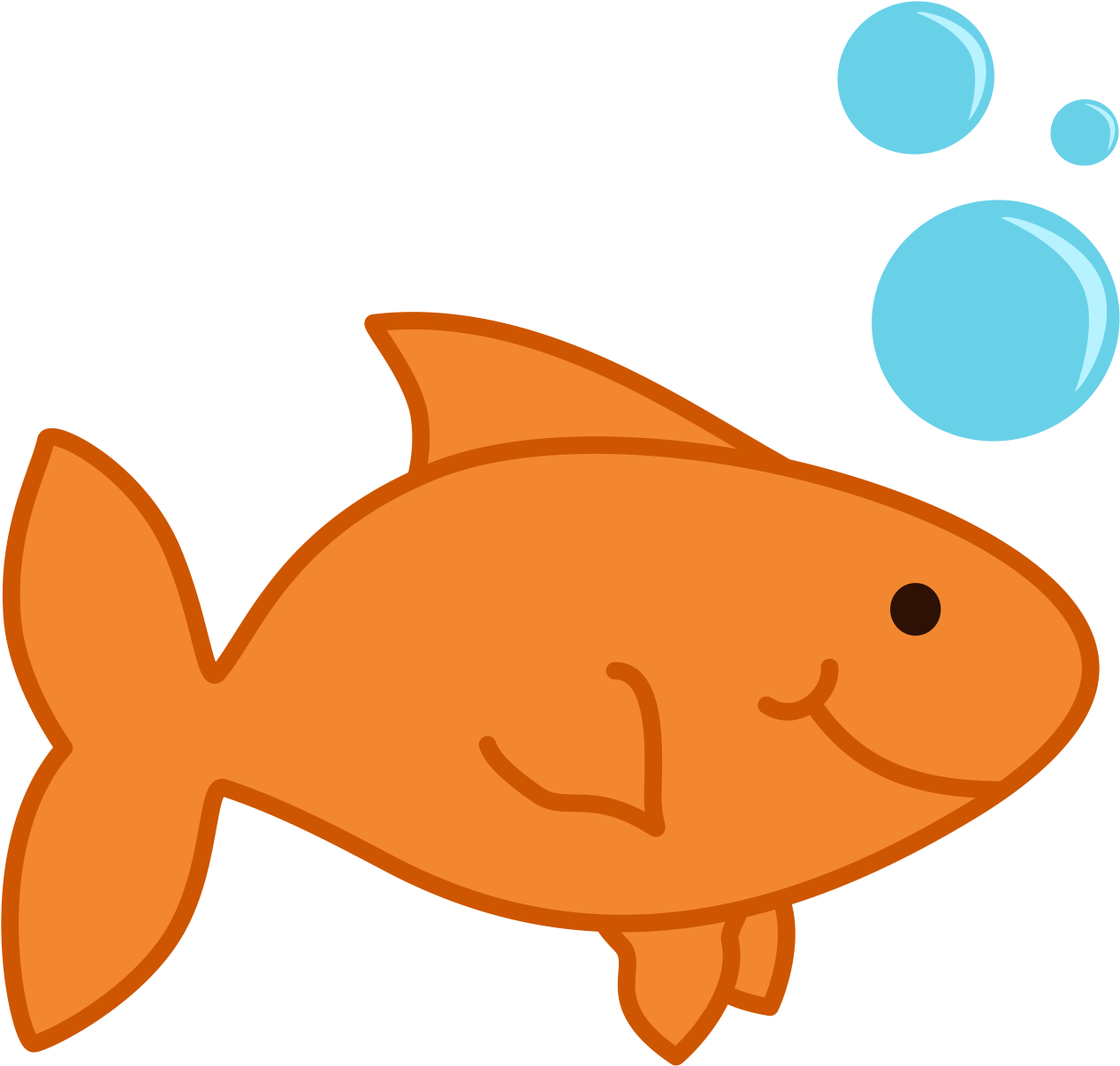 Clipart Info - Gold Fish Clip Art (1500x1500)