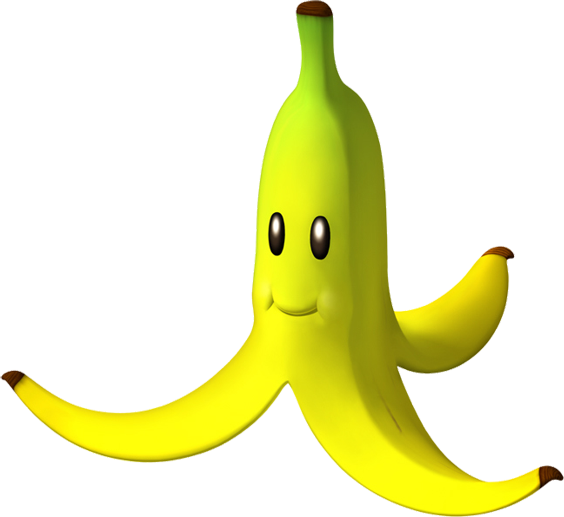Banana Clipart Mario - Mario Kart Banana Peel - Full Size PNG Clipart