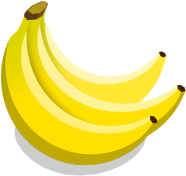 Banana Icon Clipart - Bananas Icon Png (600x600)