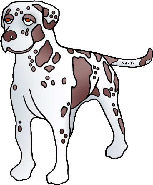 Louisiana State Dog - Catahoula Dog Clip Art (560x648)