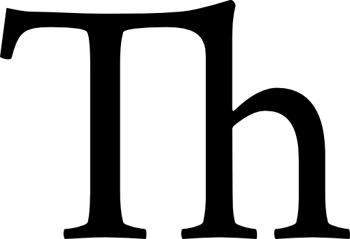 Ligature Th Clipart - صور عن حرف Th (512x350)