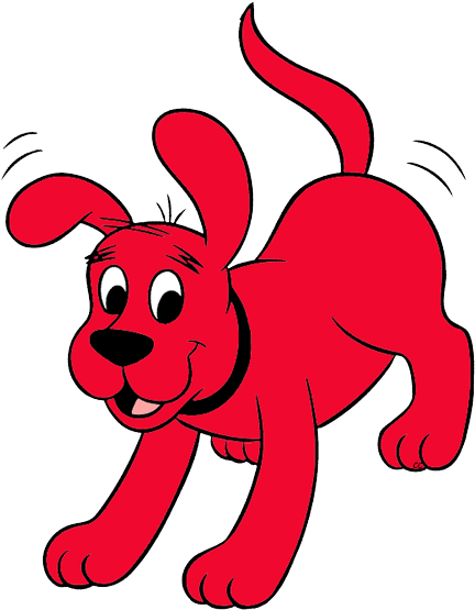 Clifford The Big Red Dog - Clip Art (441x560)
