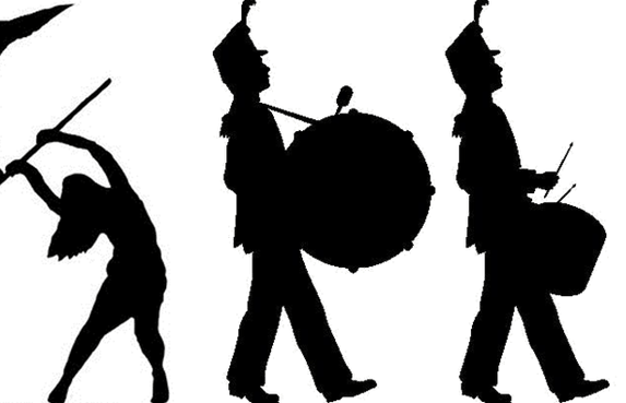 New Member - Color Guard Silhouette (573x369)