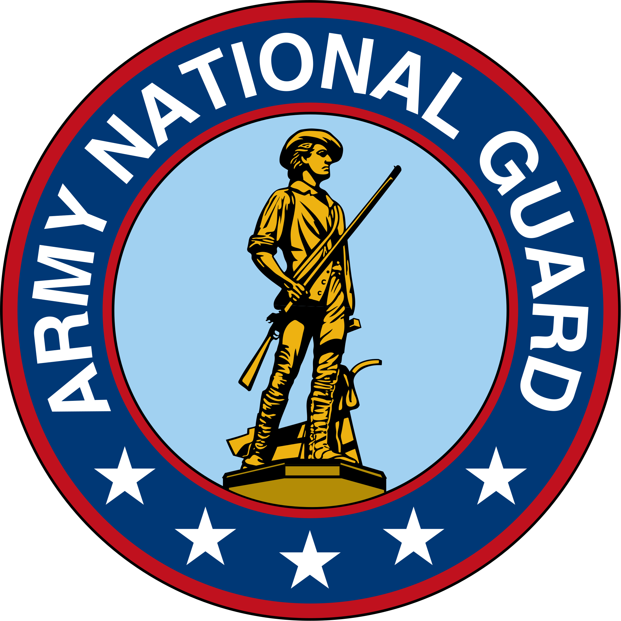 Seal Of The Army National Guard - Army National Guard Logo (2000x2000)