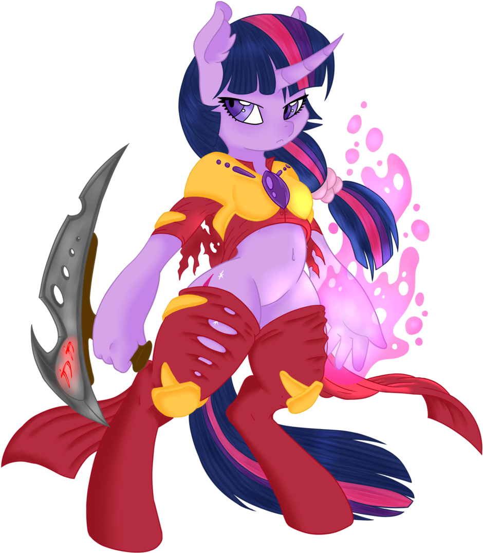 Twilight Mage-guard By Dragonfoorm - Red Mage Twilight Sparkle (1024x1182)