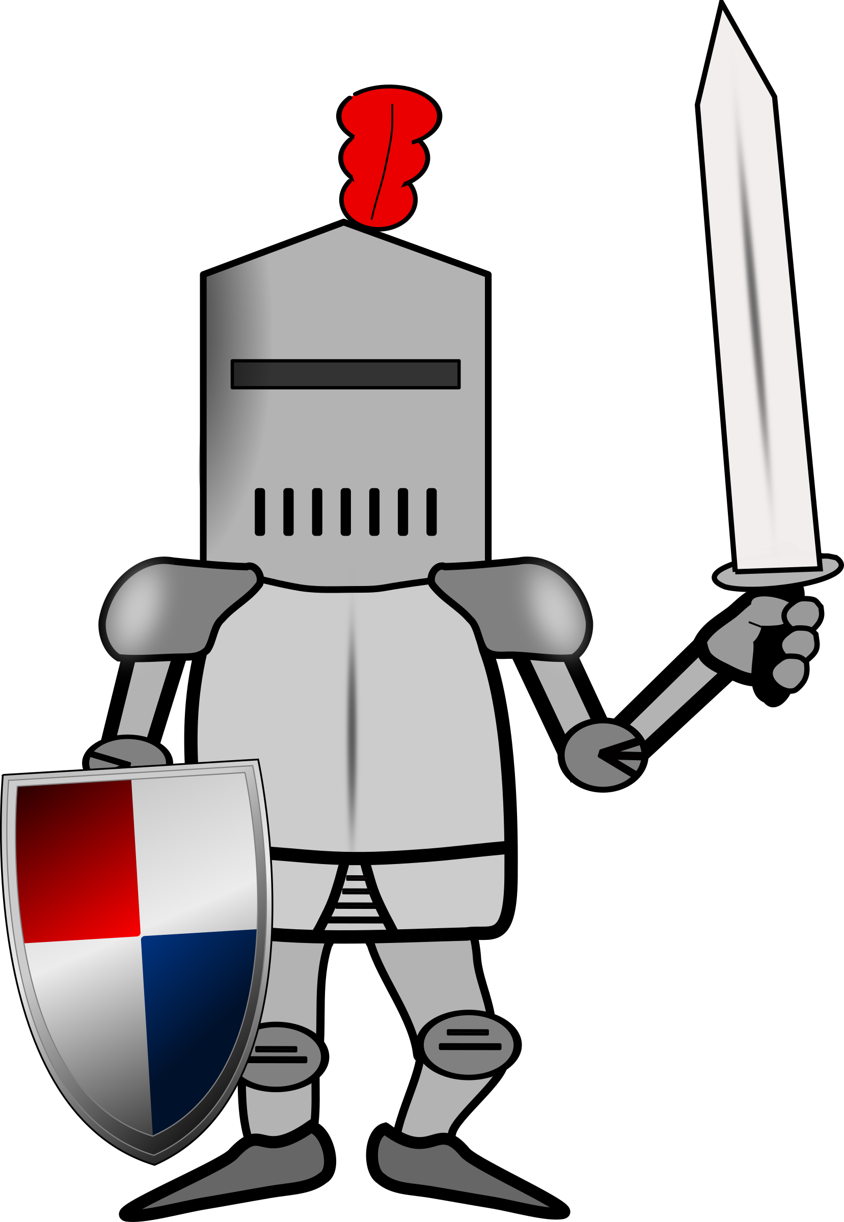 Castle Guard Clipart - Cartoon Knight In Armour - (1657x2400) Png Clipart  Download, image size:1657x2400