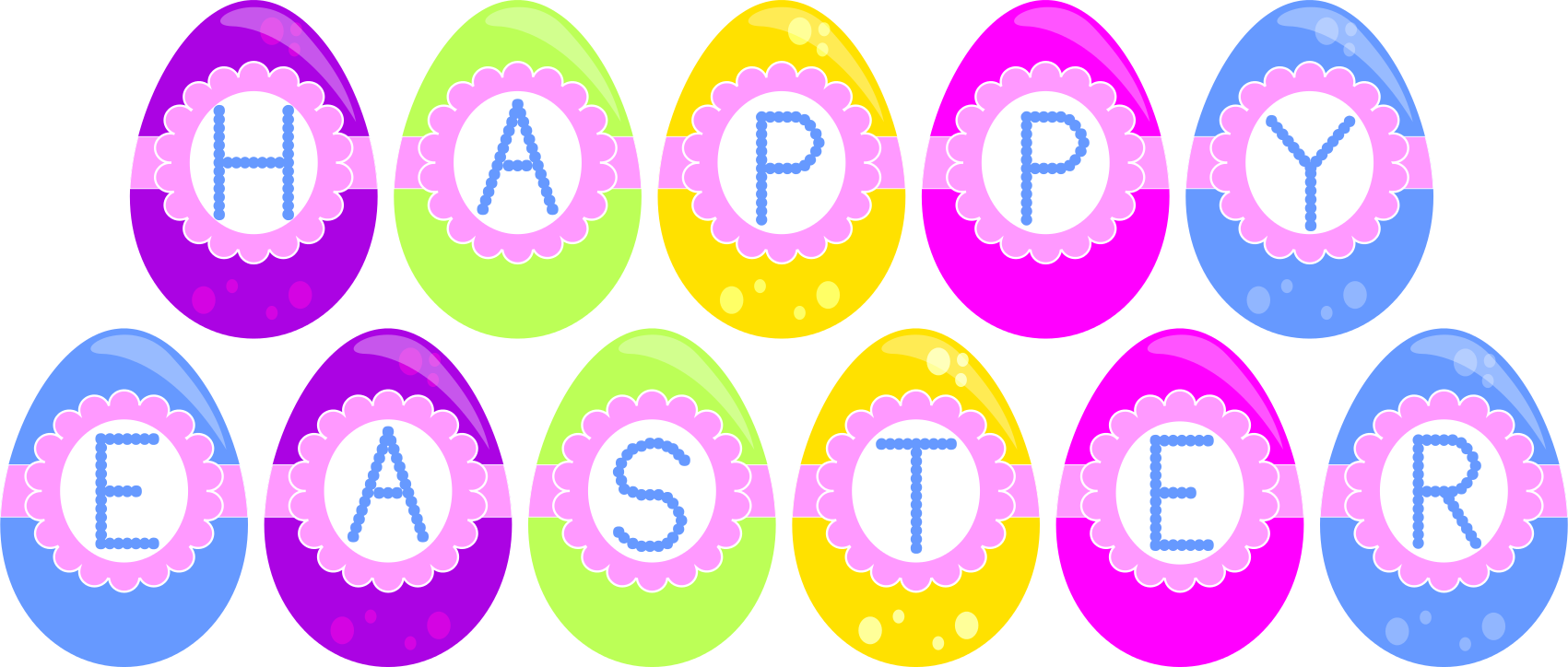 Happy Easter - Happy Easter Clip Art (1701x724)