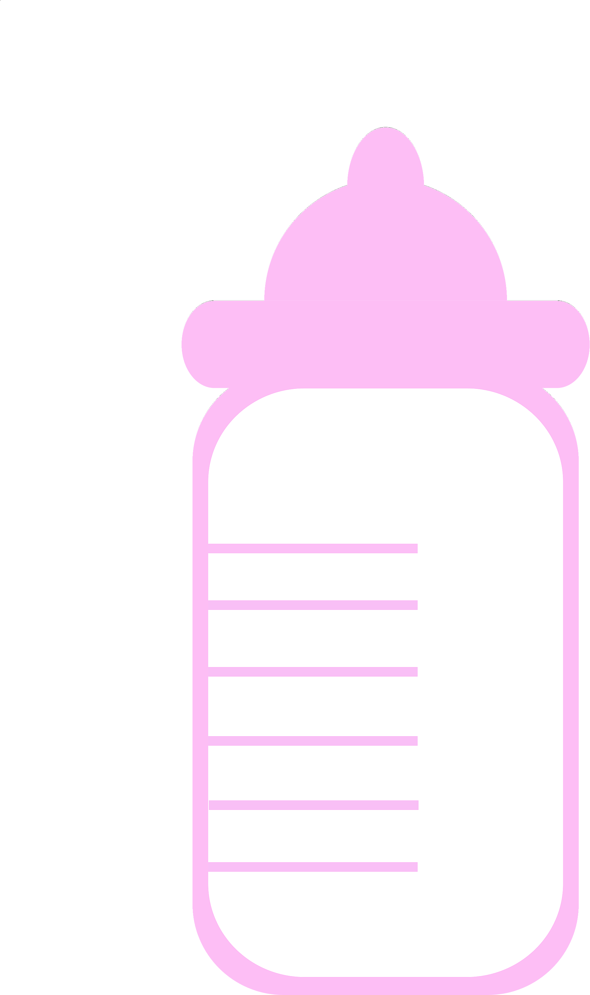 Pink Baby Bottle Clip Art For A Shower Clipart Big - Clip Art (2550x3300)