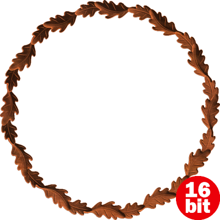 Oak Leaves Page Border Clipart - Clip Art (430x430)