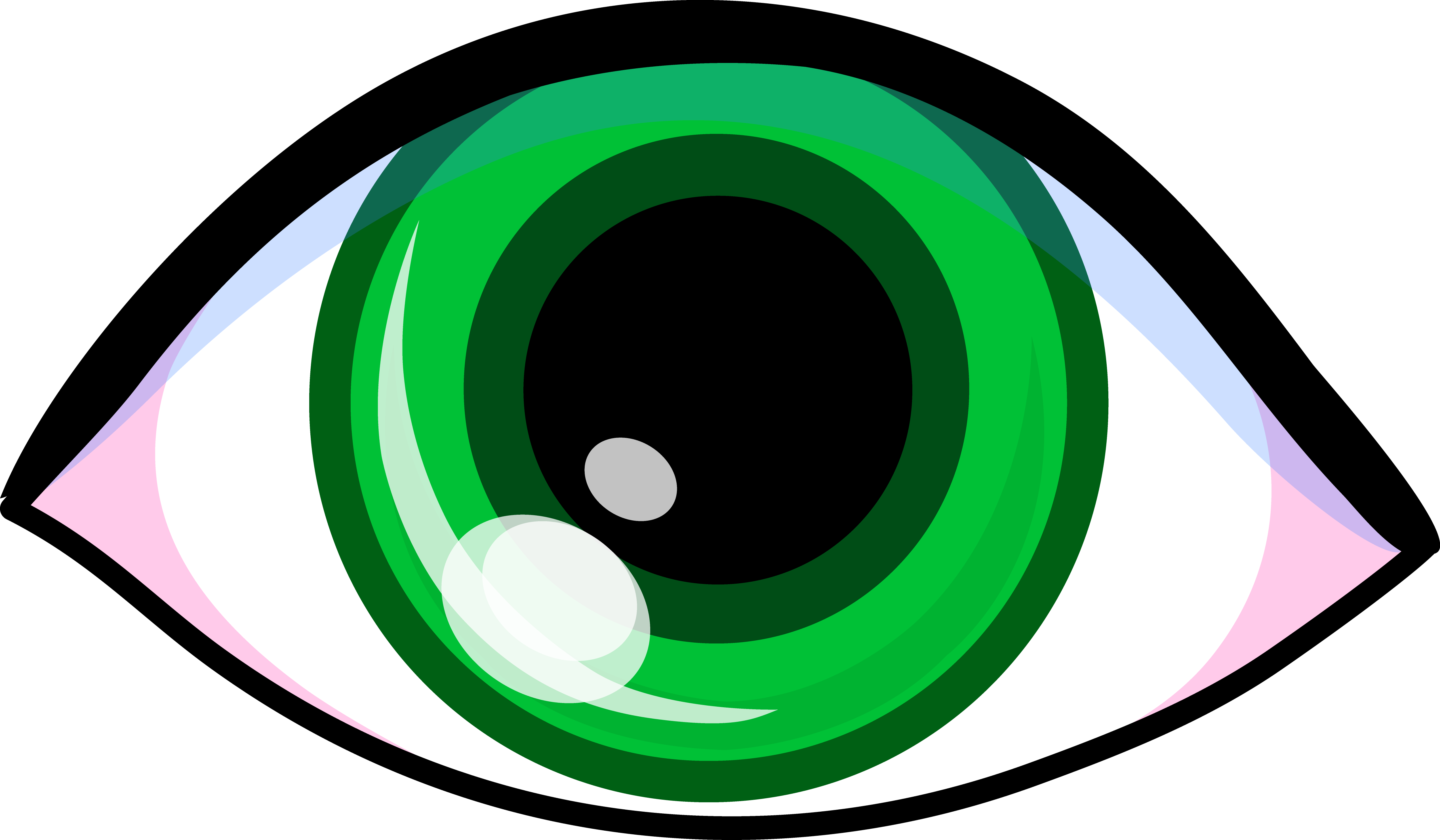 Eyeball Clipart Images - Green Eye Clipart (5076x2962)