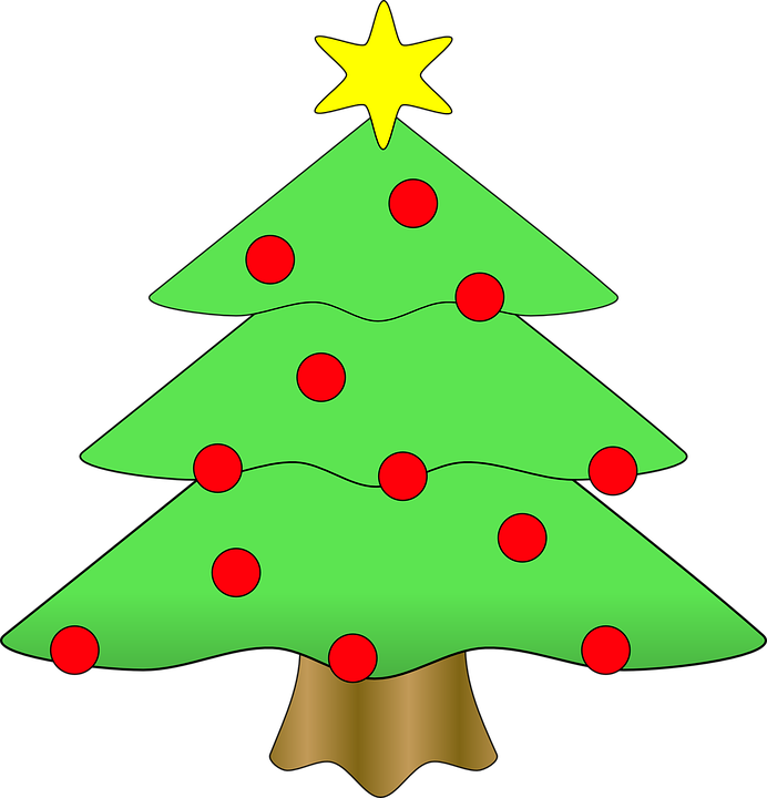 Christmas Tree Xmas Christmas Fir Tree Evergreen - Christmas Tree Clip Art (692x720)