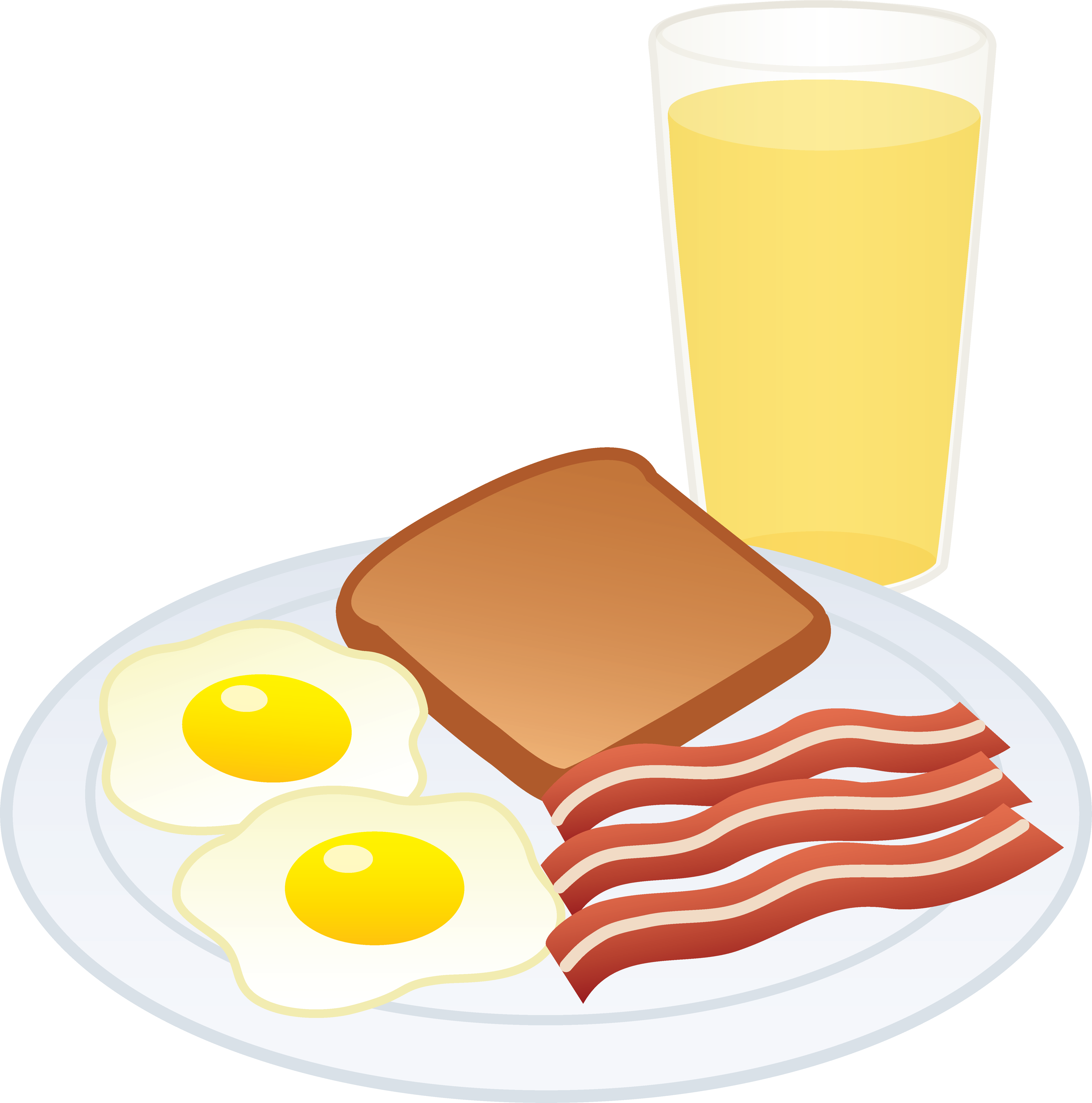 Cartoon Breakfast Food Clipart - Breakfast Free Clip Art (5350x5406)
