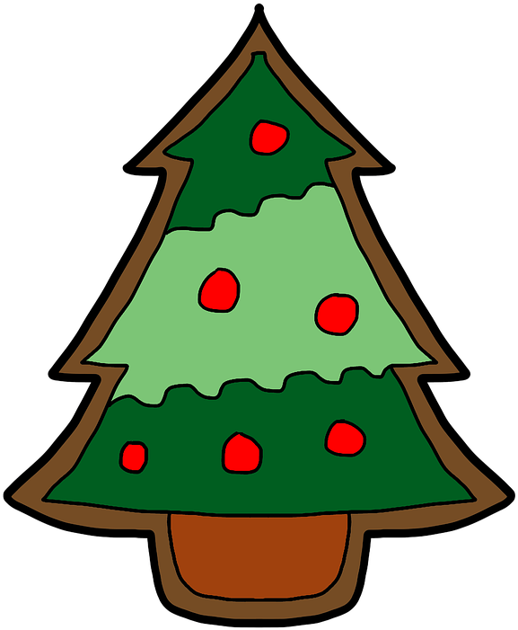 Christmas, Cookie, Ginger, Decoration - Galleta De Navidad Png (595x720)