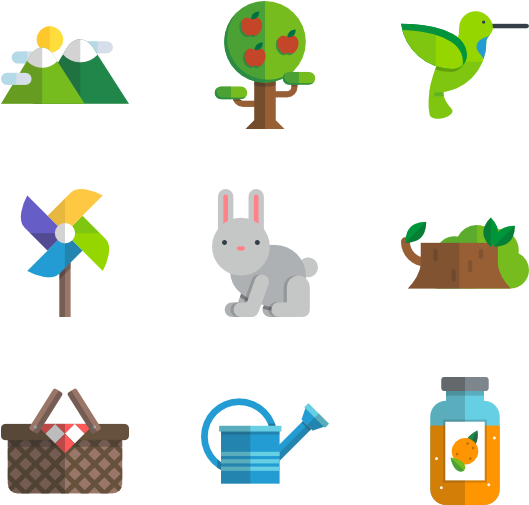Nature Flat Color - Icon (600x564)