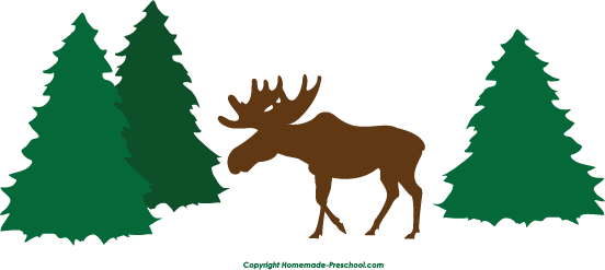 Click To Save Image - Fee Moose Clip Art (552x247)