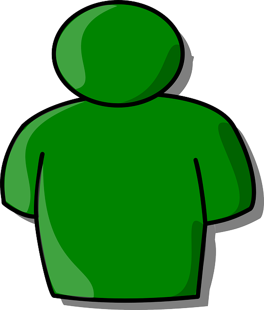 Person Clip Art - Green Man Icon Png (545x640)