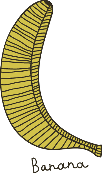 Apricot, Banana, Blackberry, Blueberry - Standard Alpha Wall Fan (333x565)