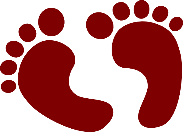 Baby Feet Clip Art - Daddy To Be Baby Onesies (600x435)