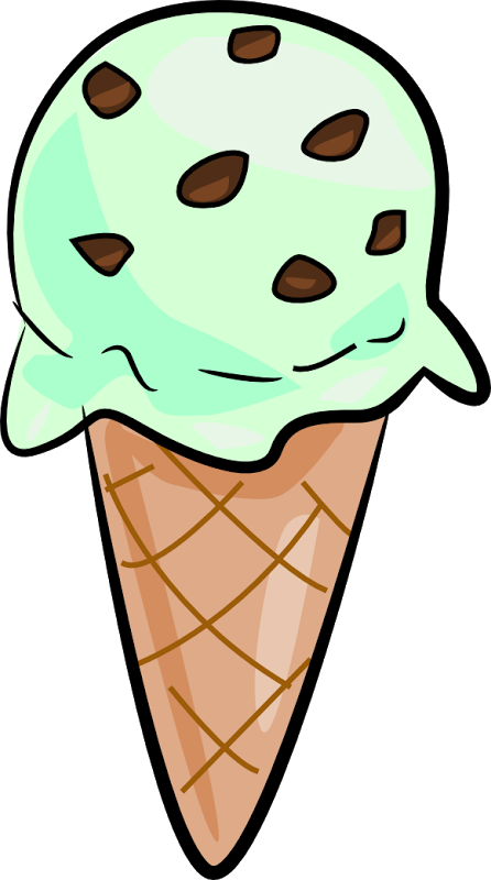 Ice Cream Cone The Totally Free Clip Art Blog Food - Mint Ice Cream Clipart (446x800)