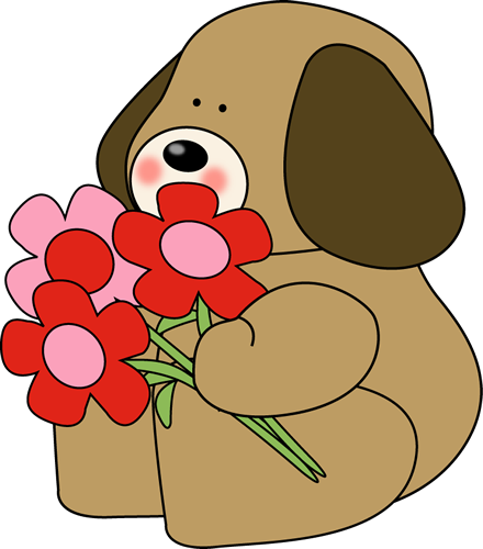 Valentine&day - Valentines Day Cartoon Flowers (440x500)