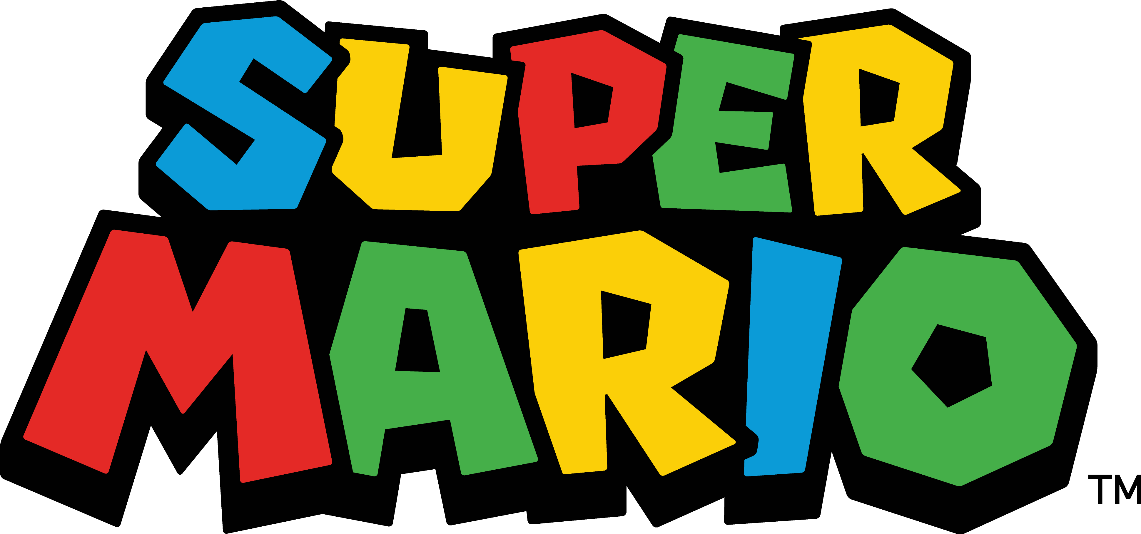 Mario Clipart Original - Super Mario Logo Png (3881x1817)