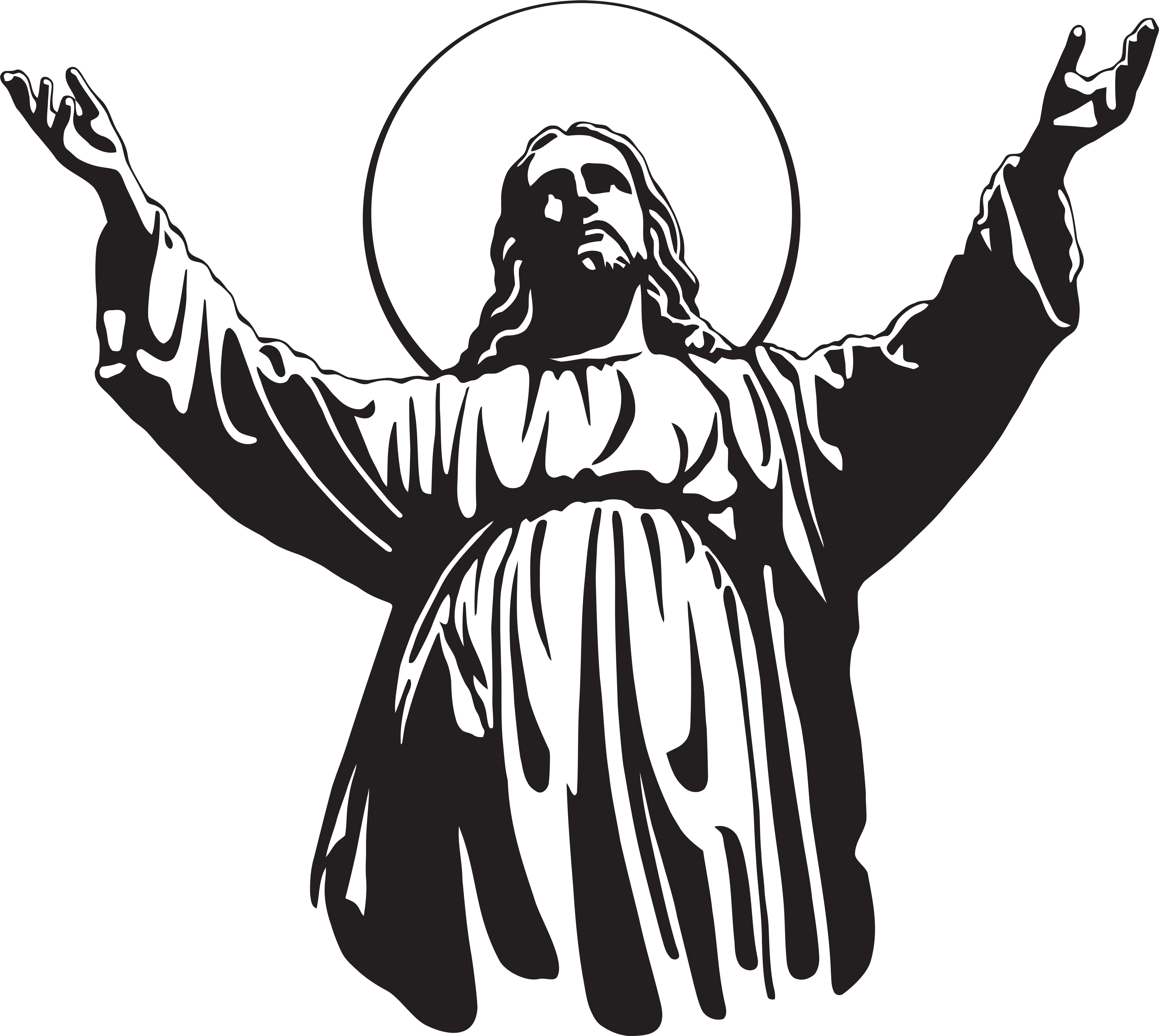 Jesus Christ Son Of God Png Clip Art - Jesus Christ Son Of God Png Clip Art (6000x5367)