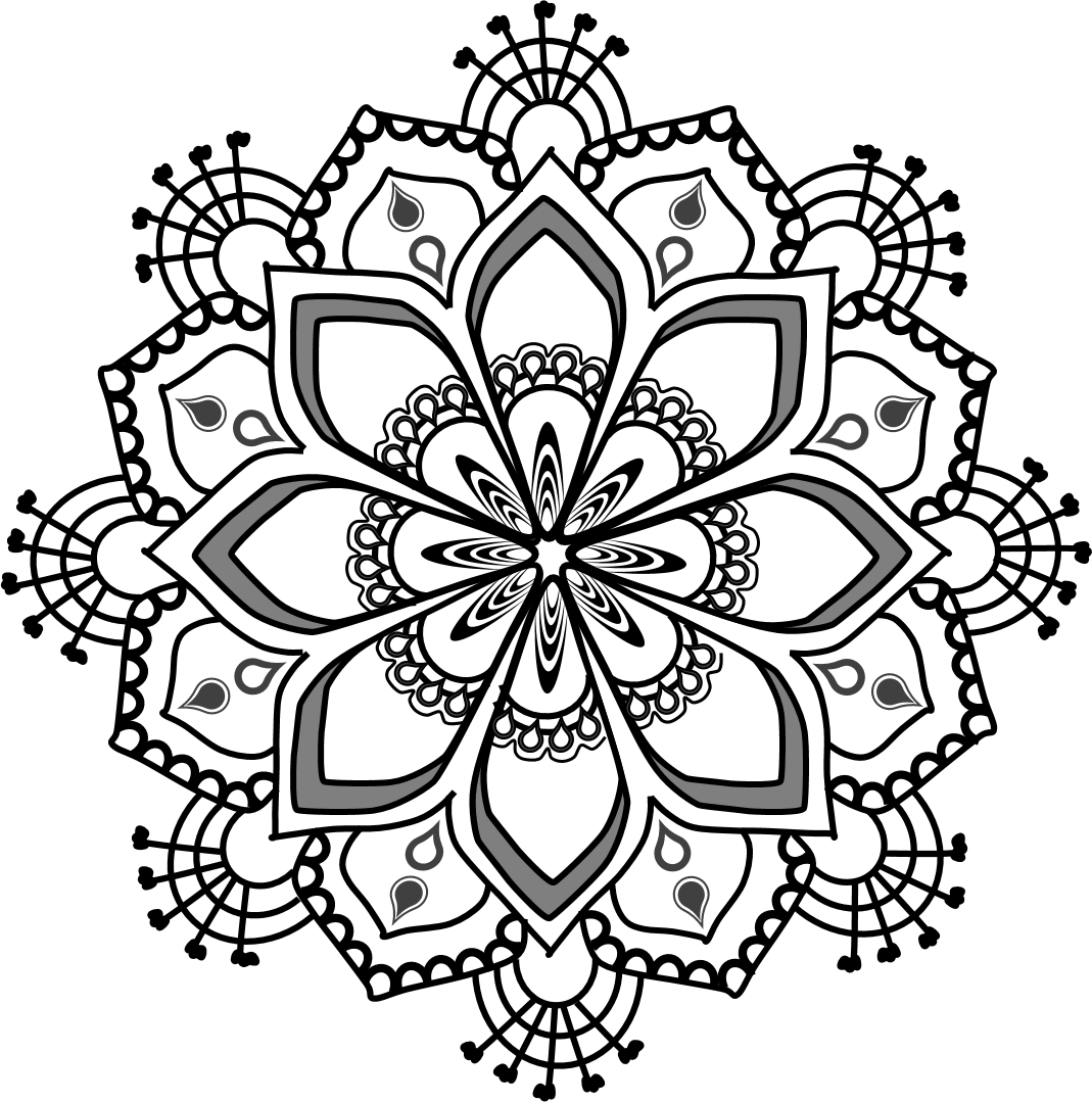 Free Mandalas Clip Art - Free Mandala Clip Art (1069x1079)