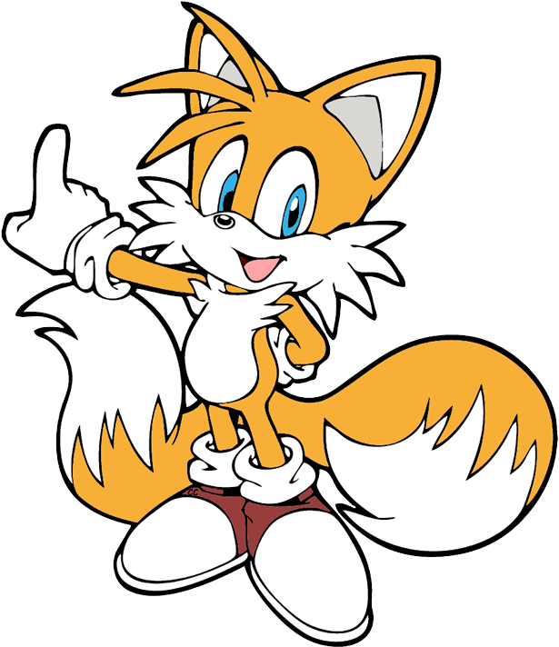 Sonic The Hedgehog Clip Art Images Cartoon - Sonic The Hedgehog Fox (624x722)
