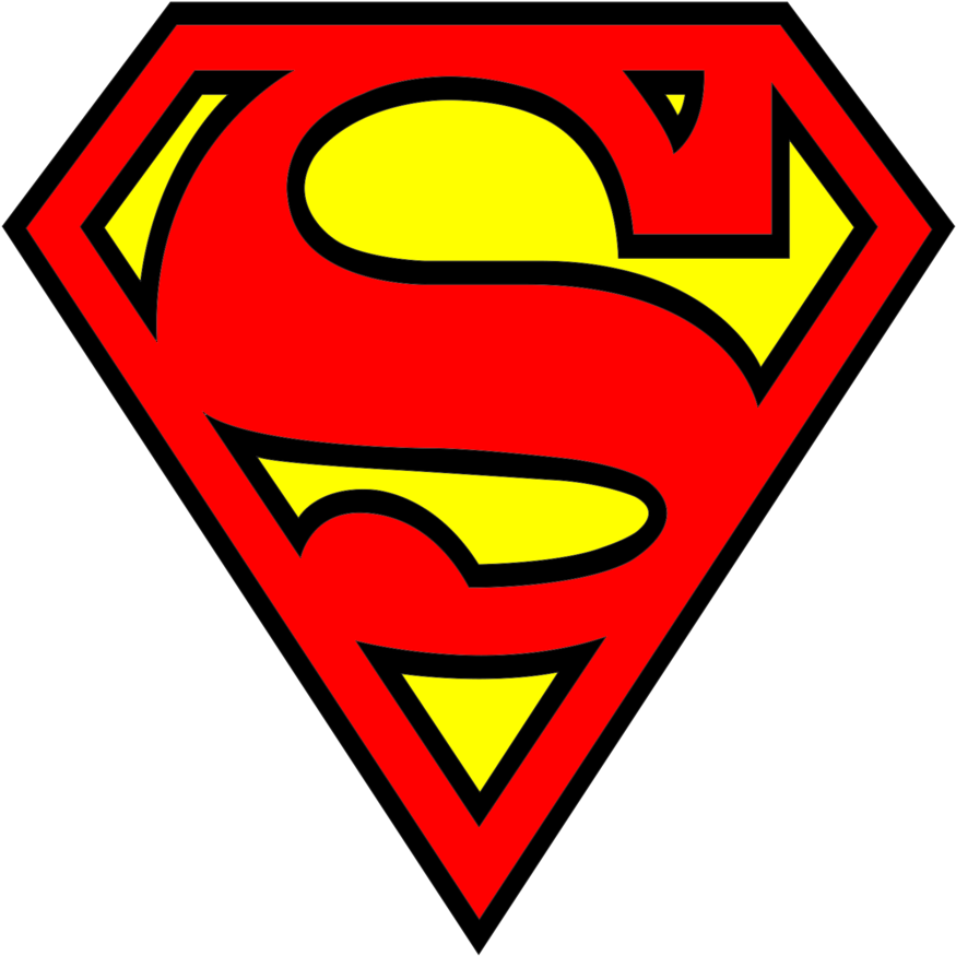 Superman Clipart Original - Superman Logo (900x900)