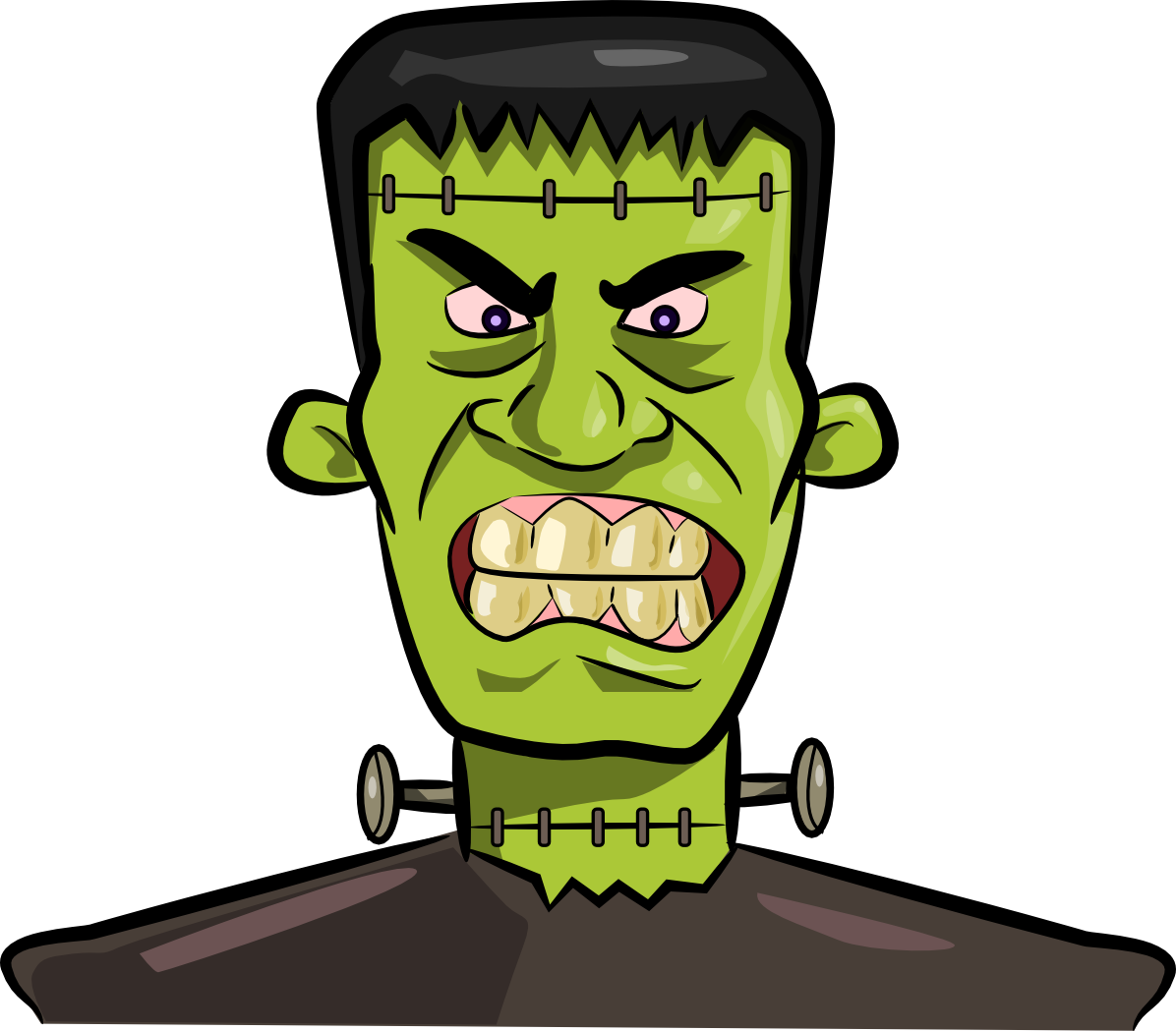 Halloween Frankenstein Clipart Kid - Frankenstein Clipart (1196x1049)