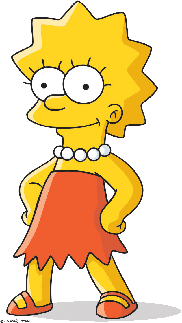 Lisa Simpson Original And Limited Edition Art - Lisa Simpson (729x1185)