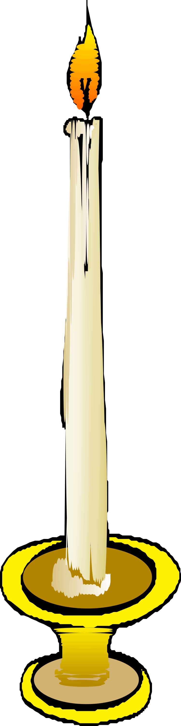 Memorial Candle Clip Art Transparent Free Also Christmas - Candle Clip Art (750x3000)