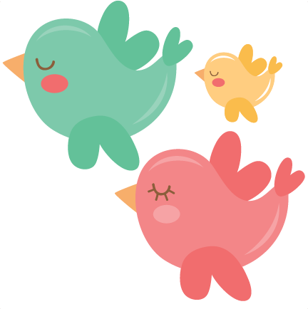 Clip Art Cute Bird Silhouette Library Â€“ Paberish - Bird Cute Clipart Png (432x434)