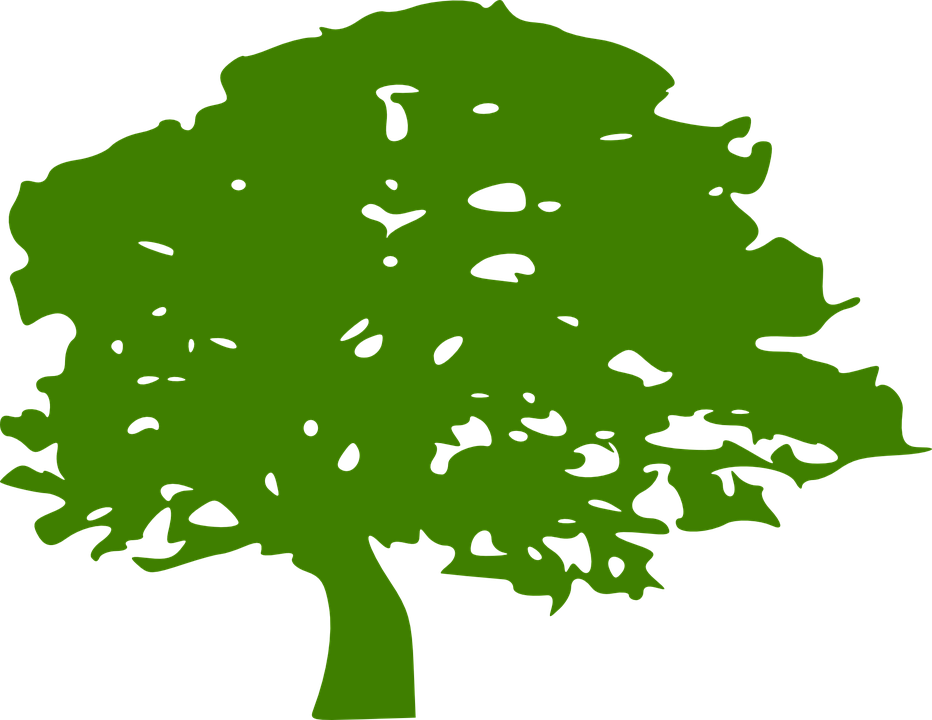 Tree Clipart Green (932x720)