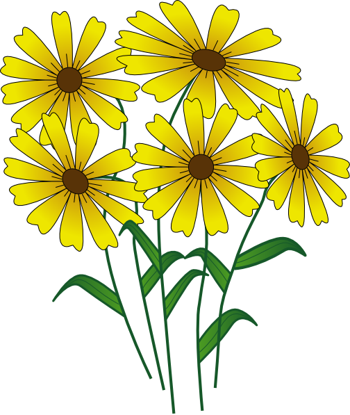 Spring Flowers Spring Flower Clip Art Clipart Free - Flowers Clip Art Jpg (504x597)