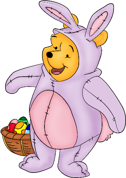Winnie The Pooh Easter Clip Art - Winnie The Pooh Easter (600x600)