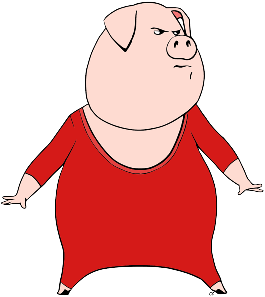 Were Colored And Clipped By Cartoon Clipart - Sing Movie Clipart Png (532x595)