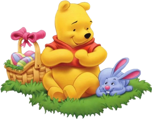 Winnie The Pooh Easter Clip Art - Winnie The Pooh Easter (600x600)